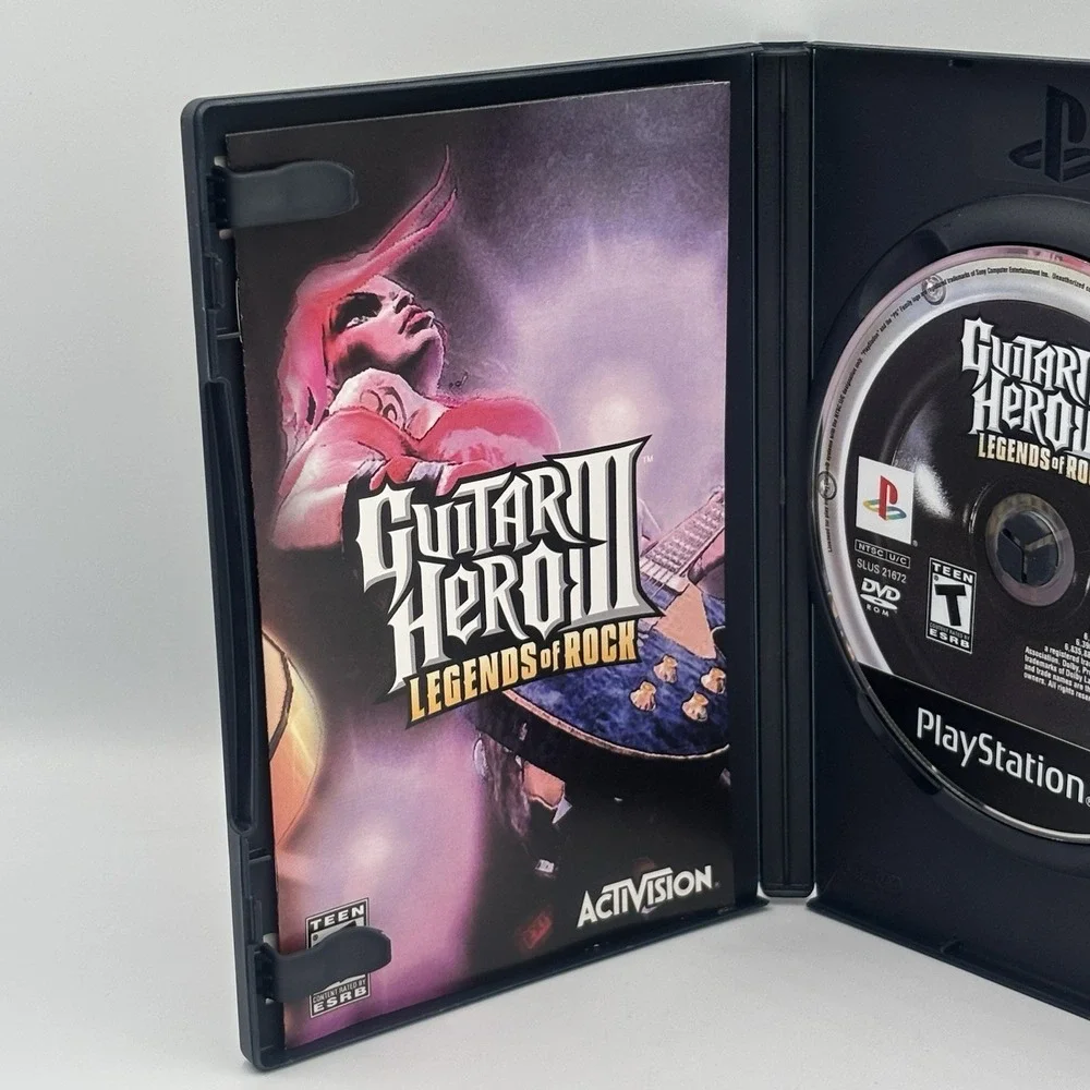 Guitar Hero 3 III Legends of Rock Game (PlayStation 2 2007) CIB